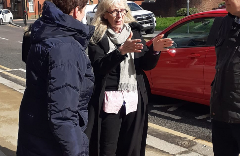 Castleton talking to residents 